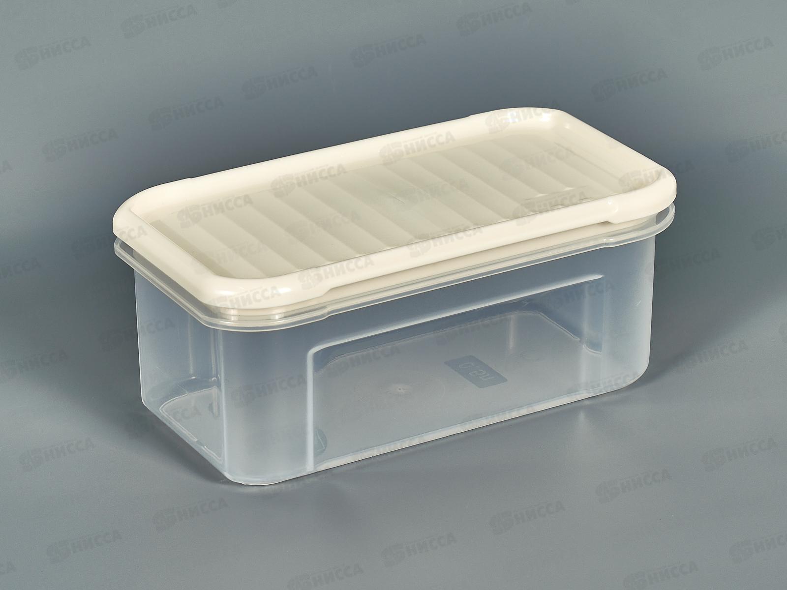 Емкость для продуктов &quotModena&quot прямоугольная 0,5л (светло-бежевая) 221111425/01 *12