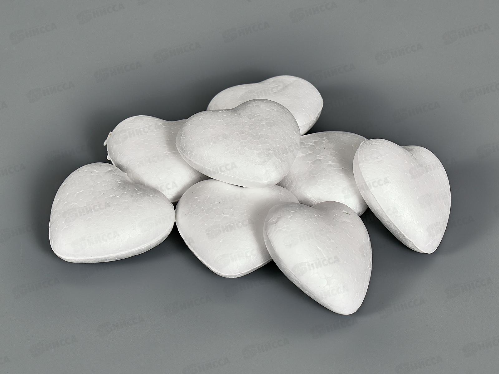 Заготовка д/декор. deVENTE Сердца из пенополист. 50*21мм, 8шт, 8003913