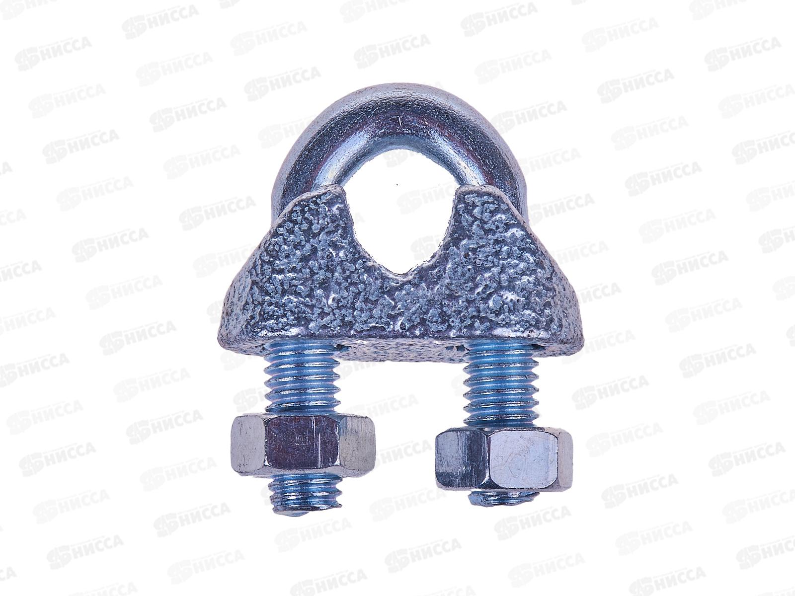 Зажим для стальных канатов  6мм  DIN741   *100