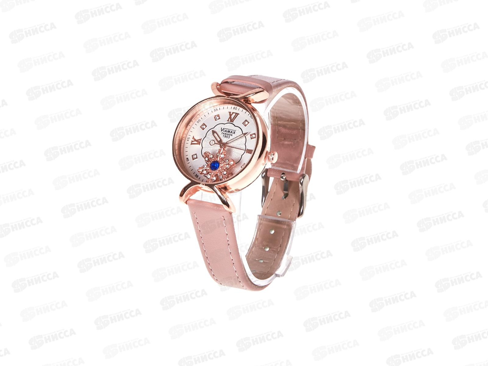 Часы женкие Viamax на ремешке со стразами &quotСнежинка&quot