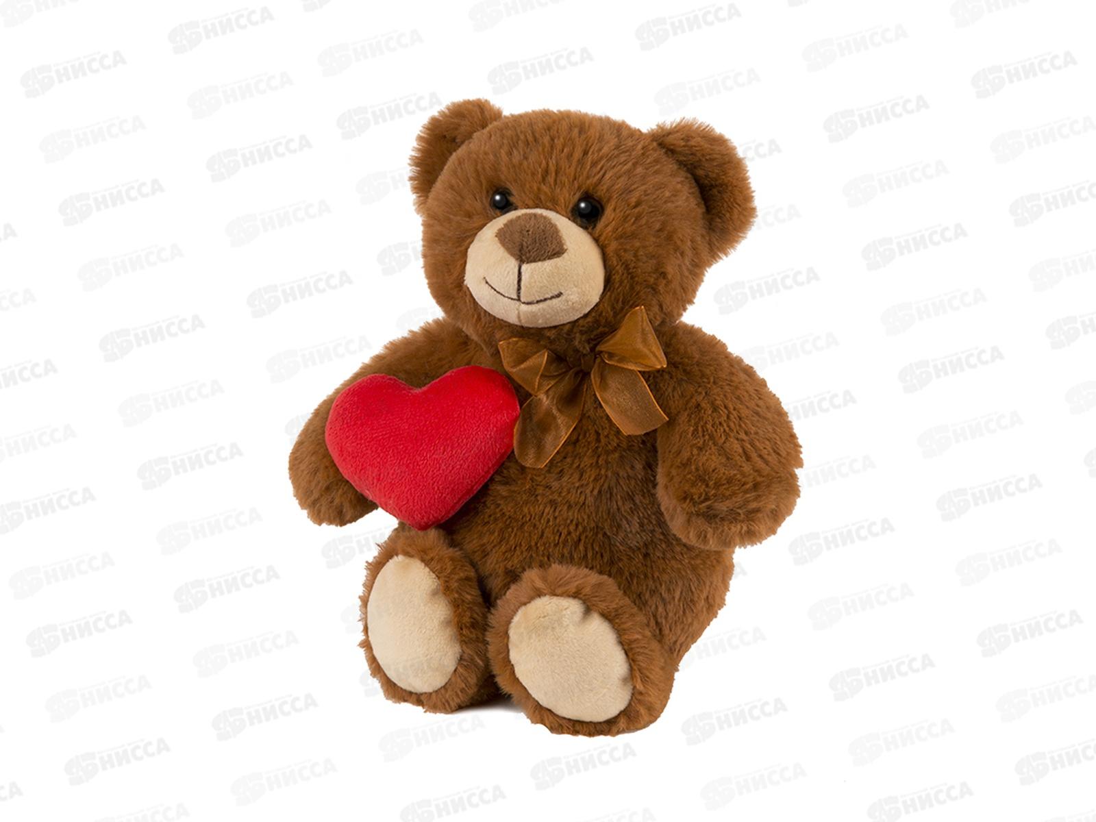 Медвежонок Миша с сердечком, 22см, МТ-В30874-22 Maxitoys