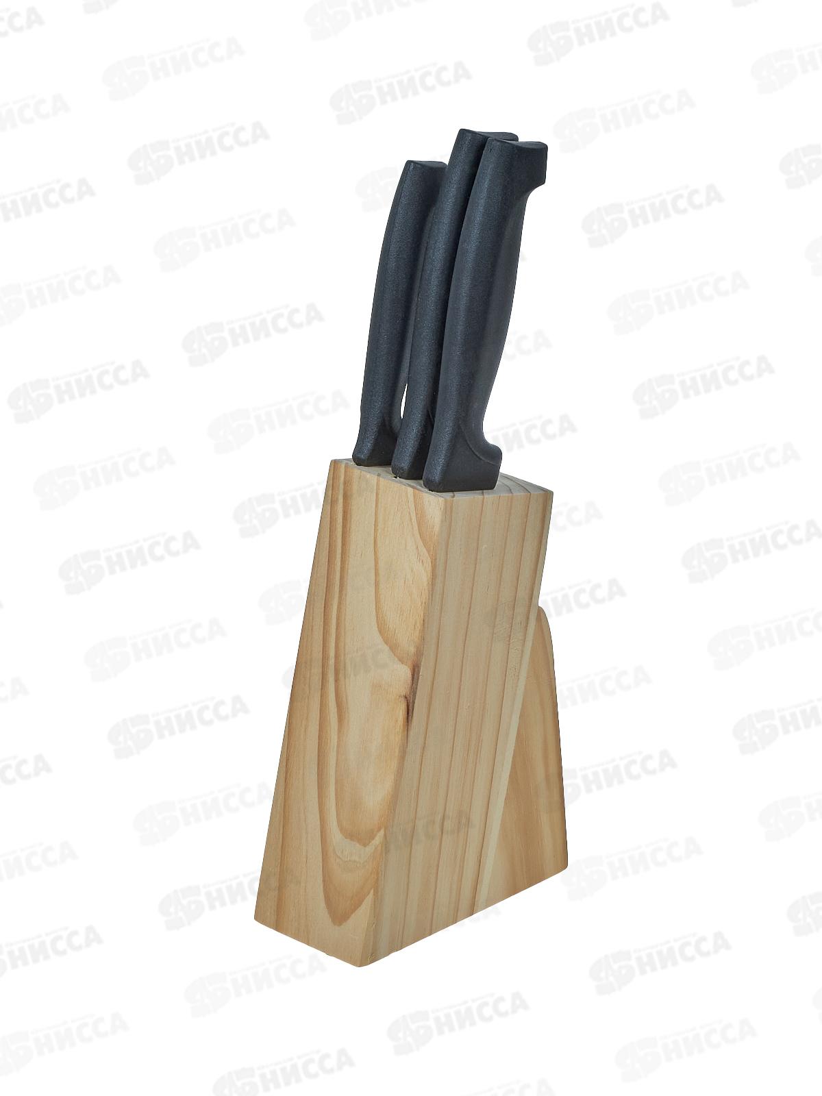 Набор ножей 5пр подствка дерево №1 AST-004-HH-003