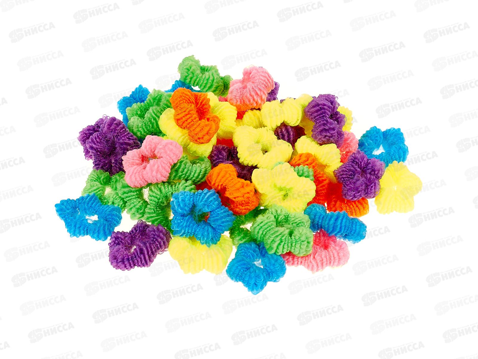 Ameli Набор резинок для волос 50шт неон Цветочки WAT21564-41 8422