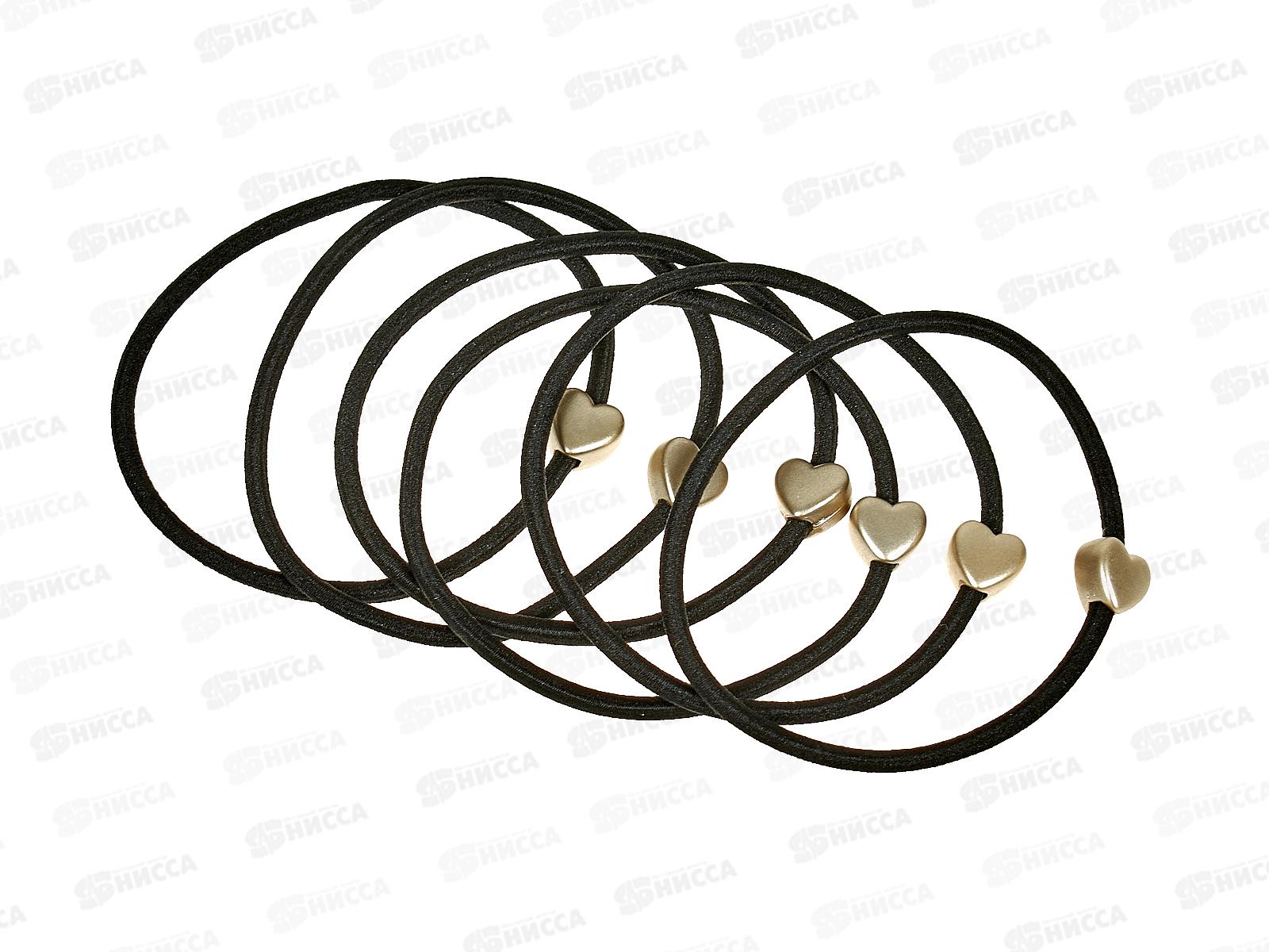 Ameli Набор резинок для волос 6шт С золотым украшением WAT20125-1 5433