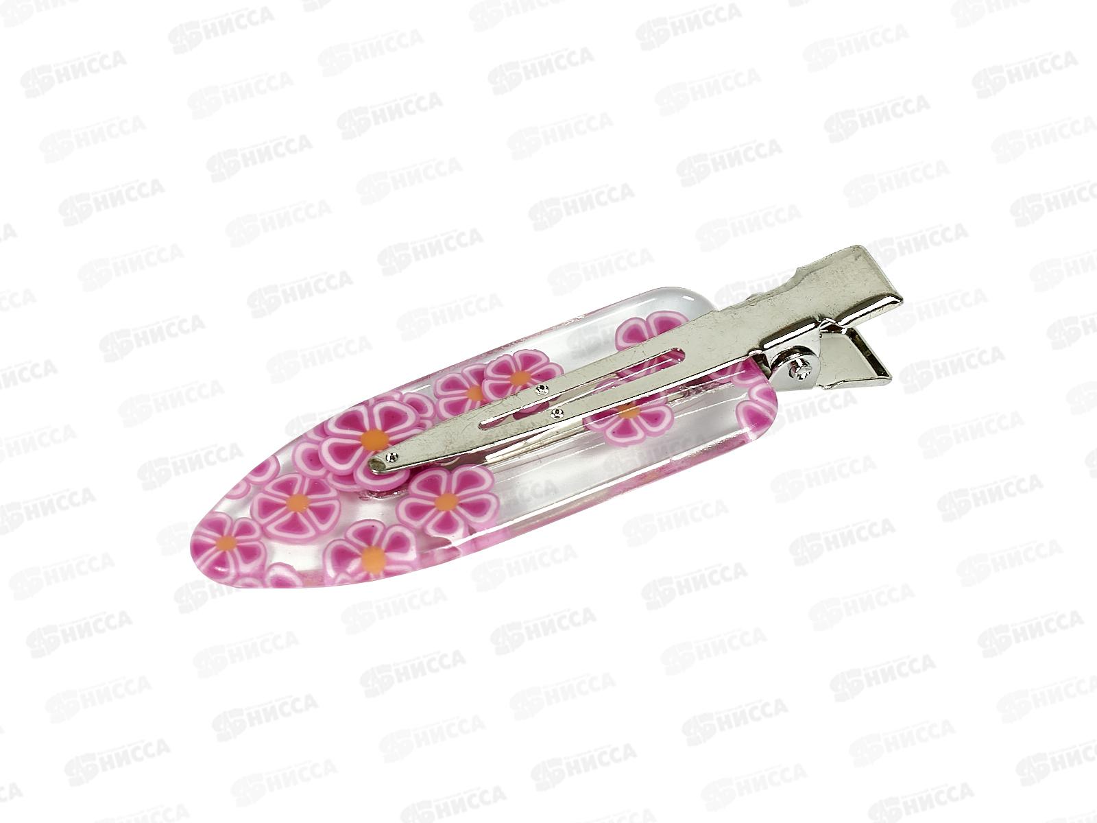 Ameli Зажим для волос прозрачный с цветочками WHB22232-28 5464