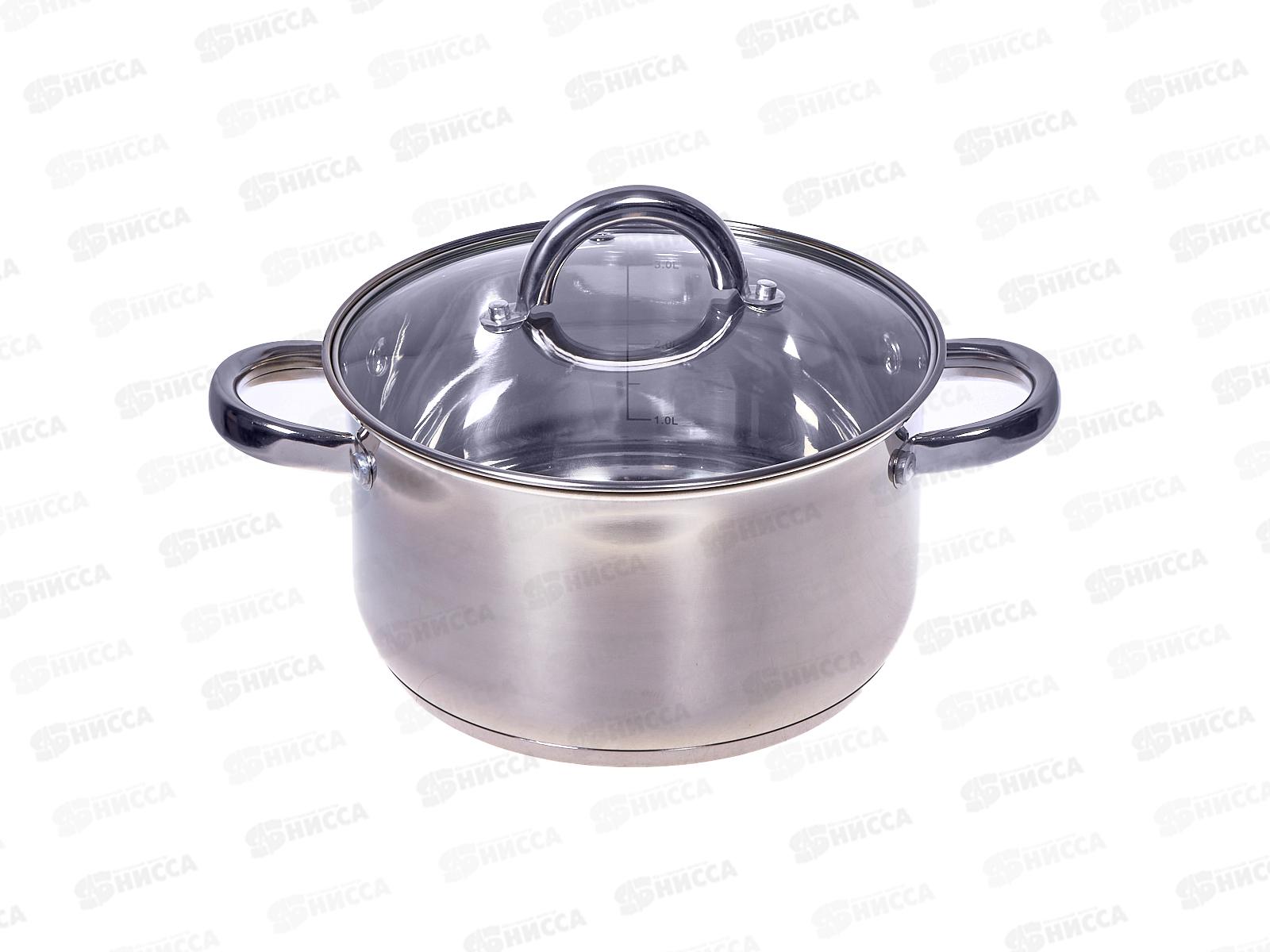 Кастрюля SA-P4020 Ideal 3,6л 20*11,5см нержавейка