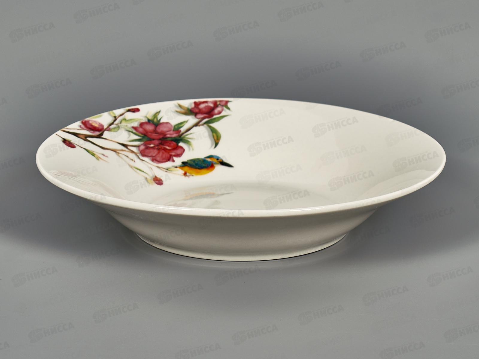 Тарелка суповая ZX2311-8FP Магнолия 450мл 20см 249519 *48