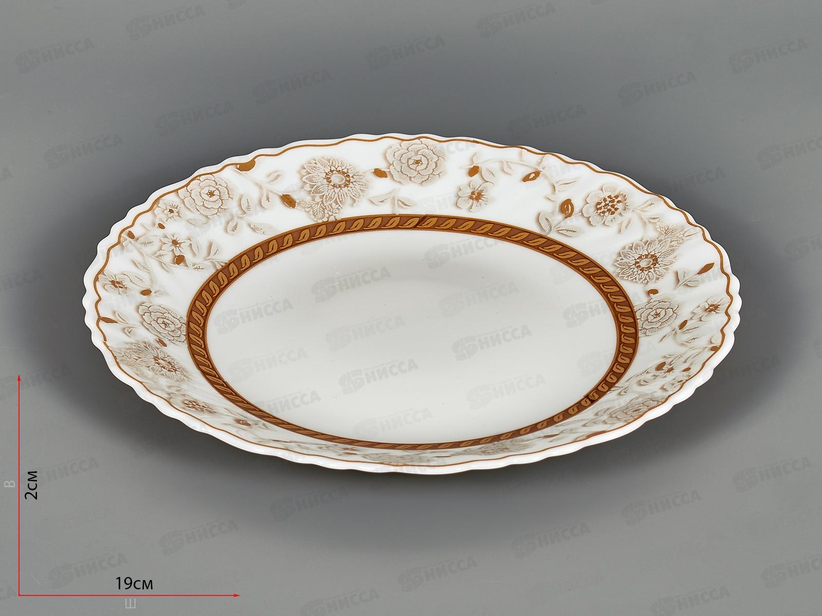 Тарелка плоская LHP75-160203 Корица 19см 927959