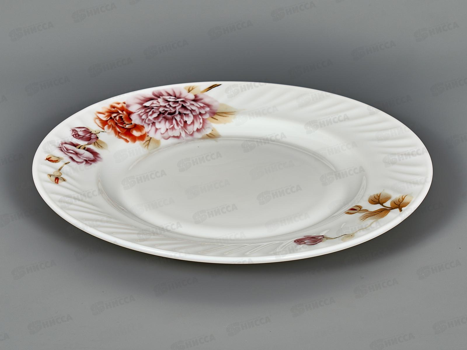 Тарелка плоская HP90-Decal 23см No.60 Пион 206427