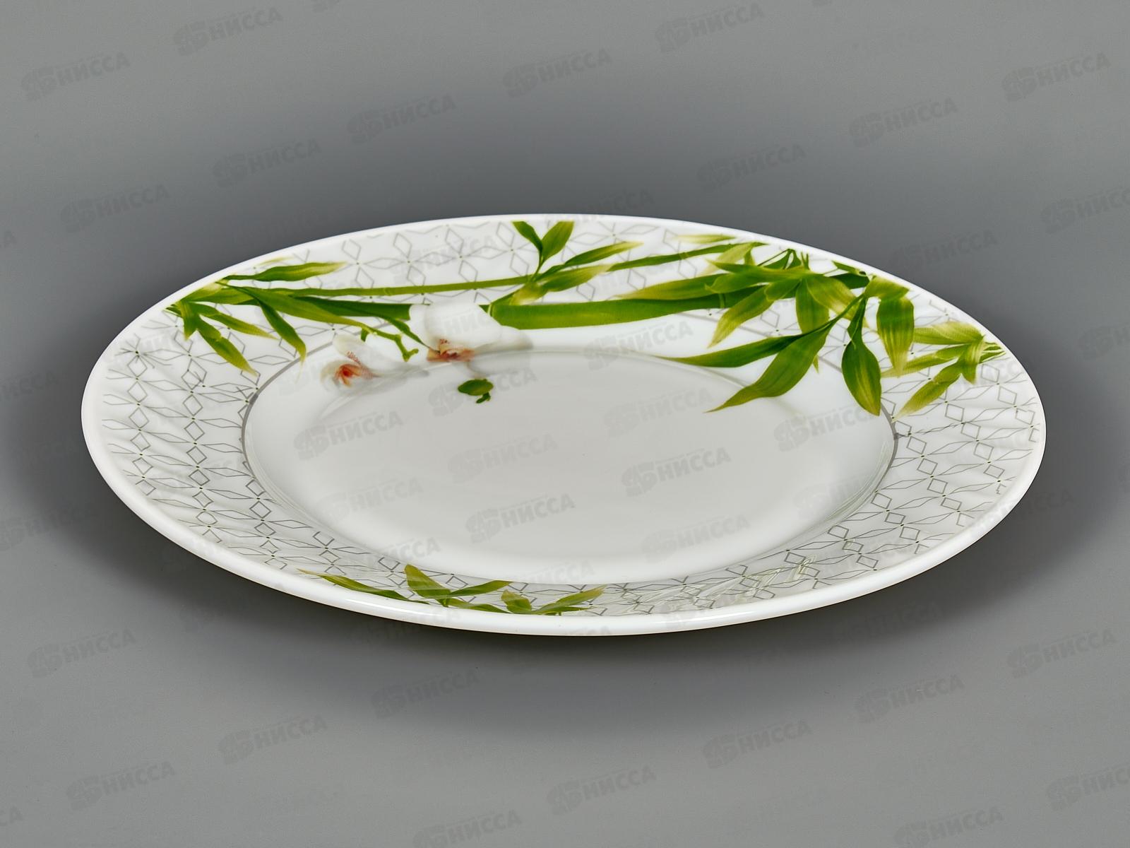 Тарелка плоская HP90-K877 23см Бамбук 145644