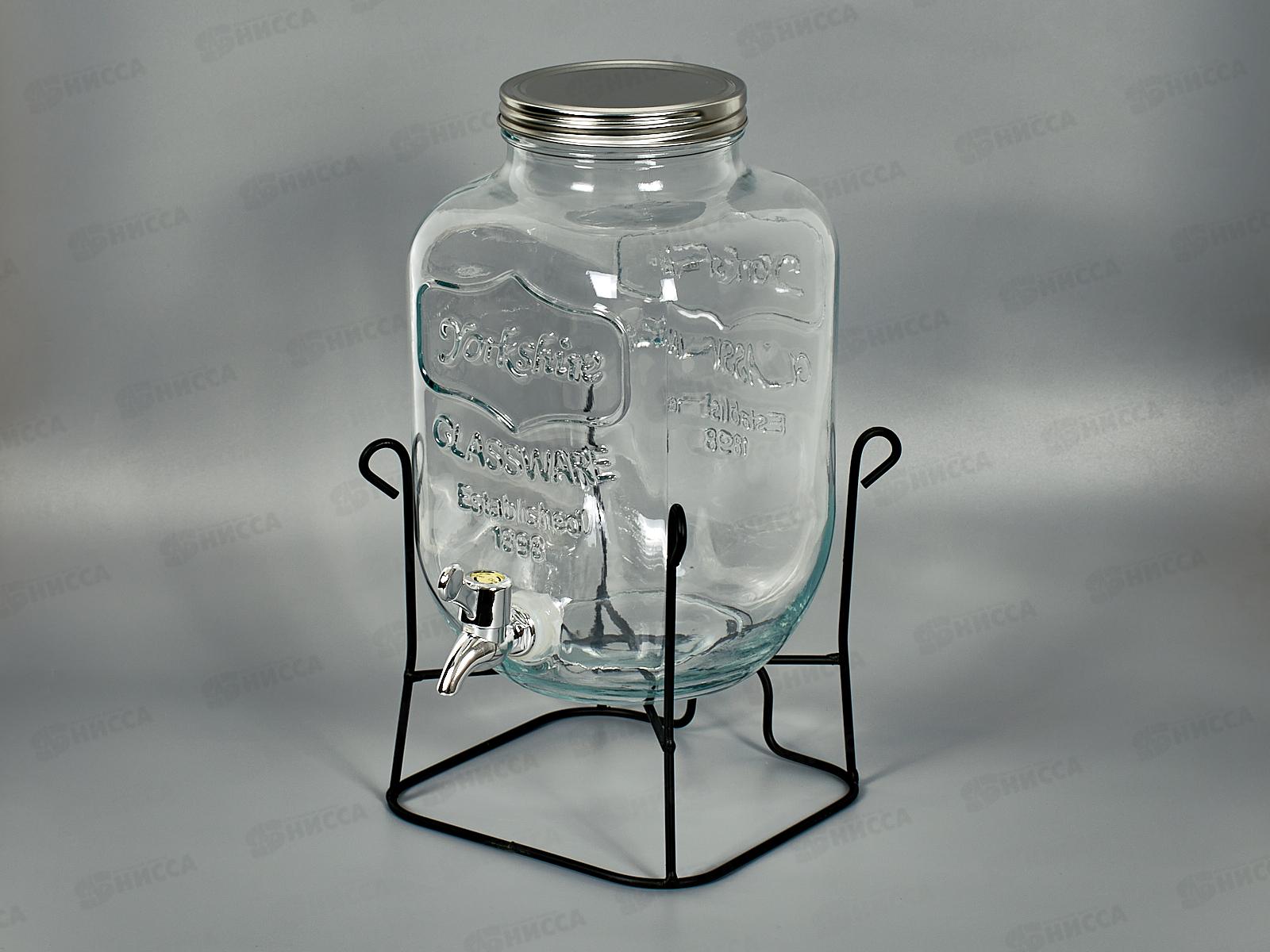 Банка для лимонада 4433 на металлической подставке 6л 149827