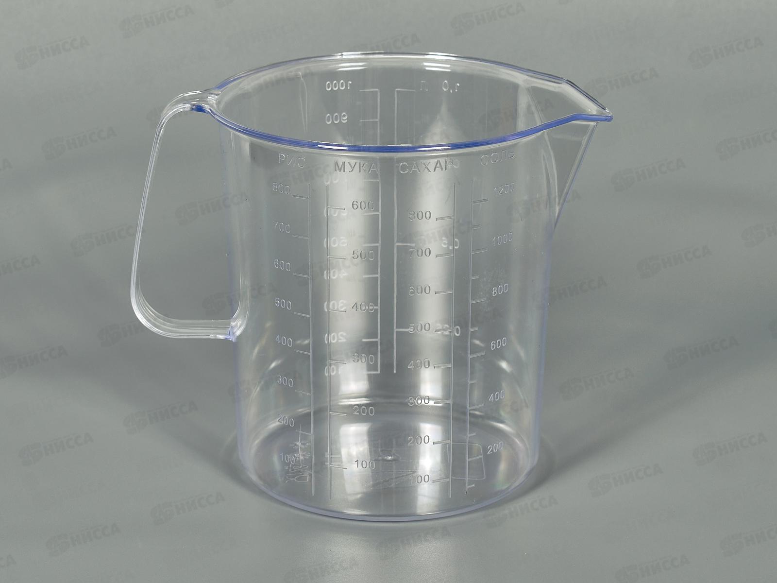 Кружка мерная 1л Бесцветный 435228101 *18  БП