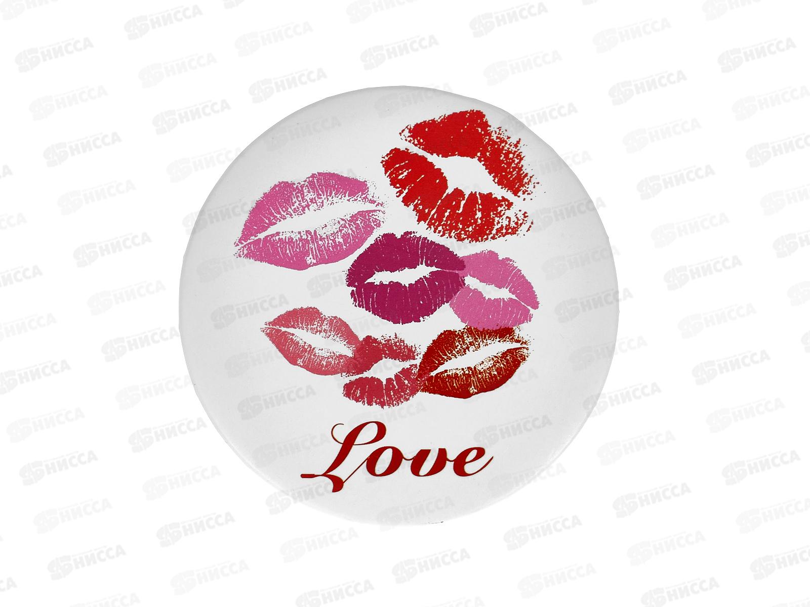 Зеркало складное D7см Губы  Р14193-1