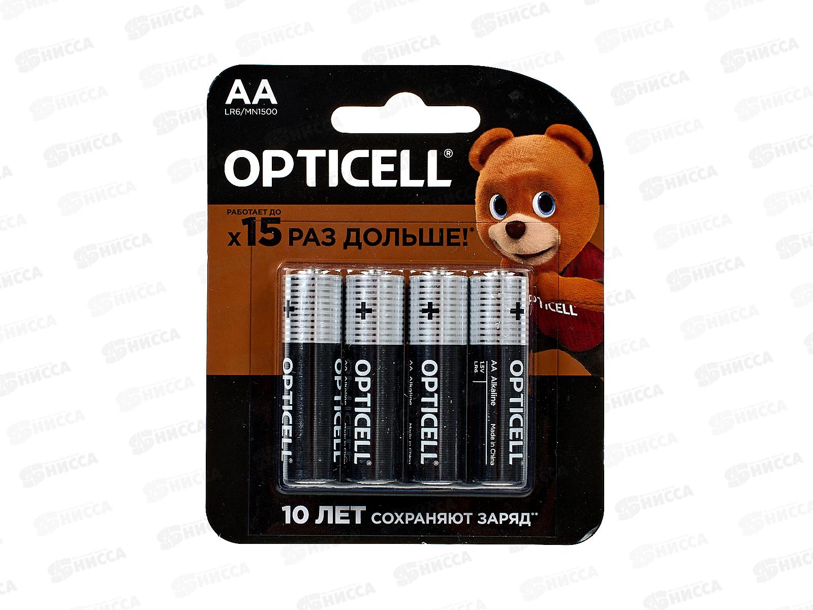 Батарейки Opticell AA 4шт *12/48