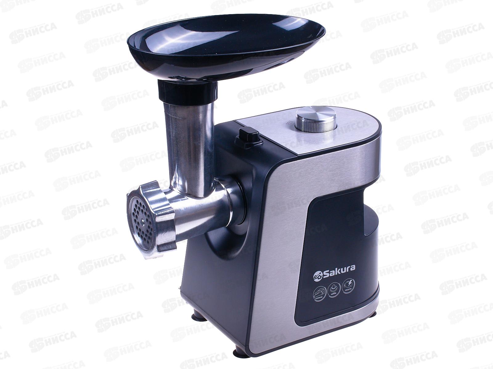 Мясорубка  SA-6432 1800Вт реверс комплект насадок