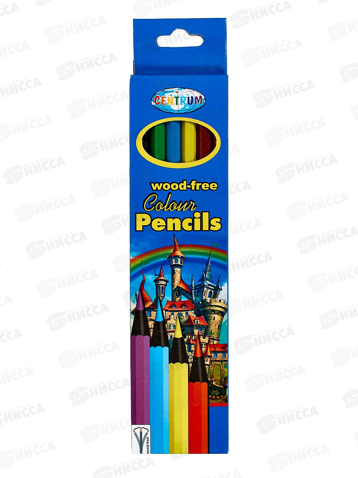 Карандаши 6 цветов CENTRUM Castel 86151*24/288