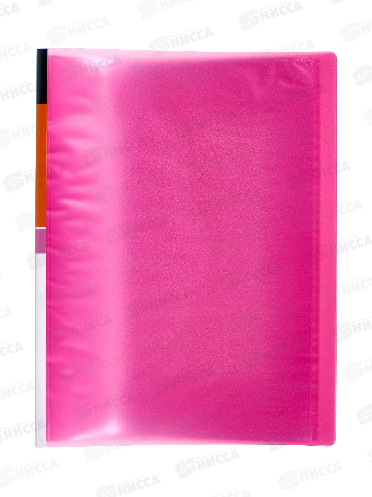 Папка с мультифорами 60страниц LAMARK, НЕОН красная, 0,60мм 0036 *6