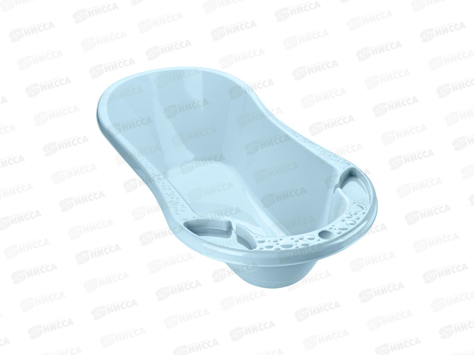 Ванна детская 46л 1000*490*305мм с клапаном Светло-голубой 431301331 *5 БП!!!
