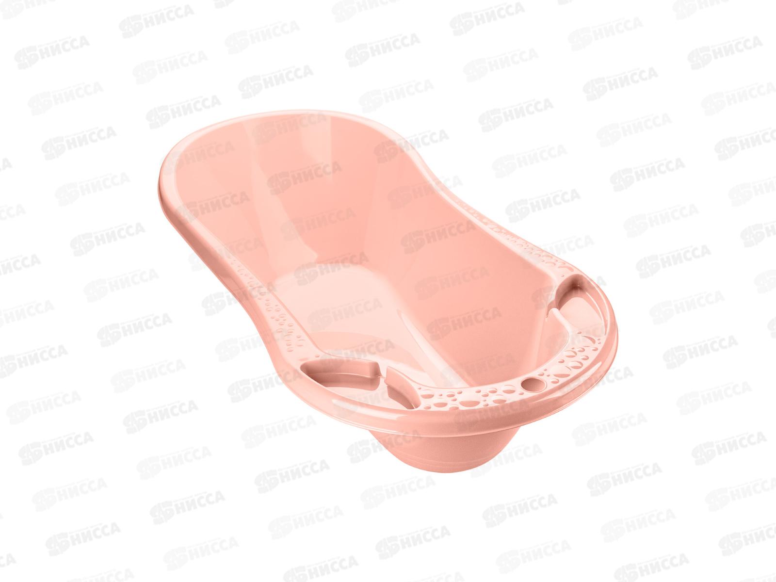 Ванна детская 46л 1000*490*305мм с клапаном Светло-розовый 431301333 *5 БП!!!!