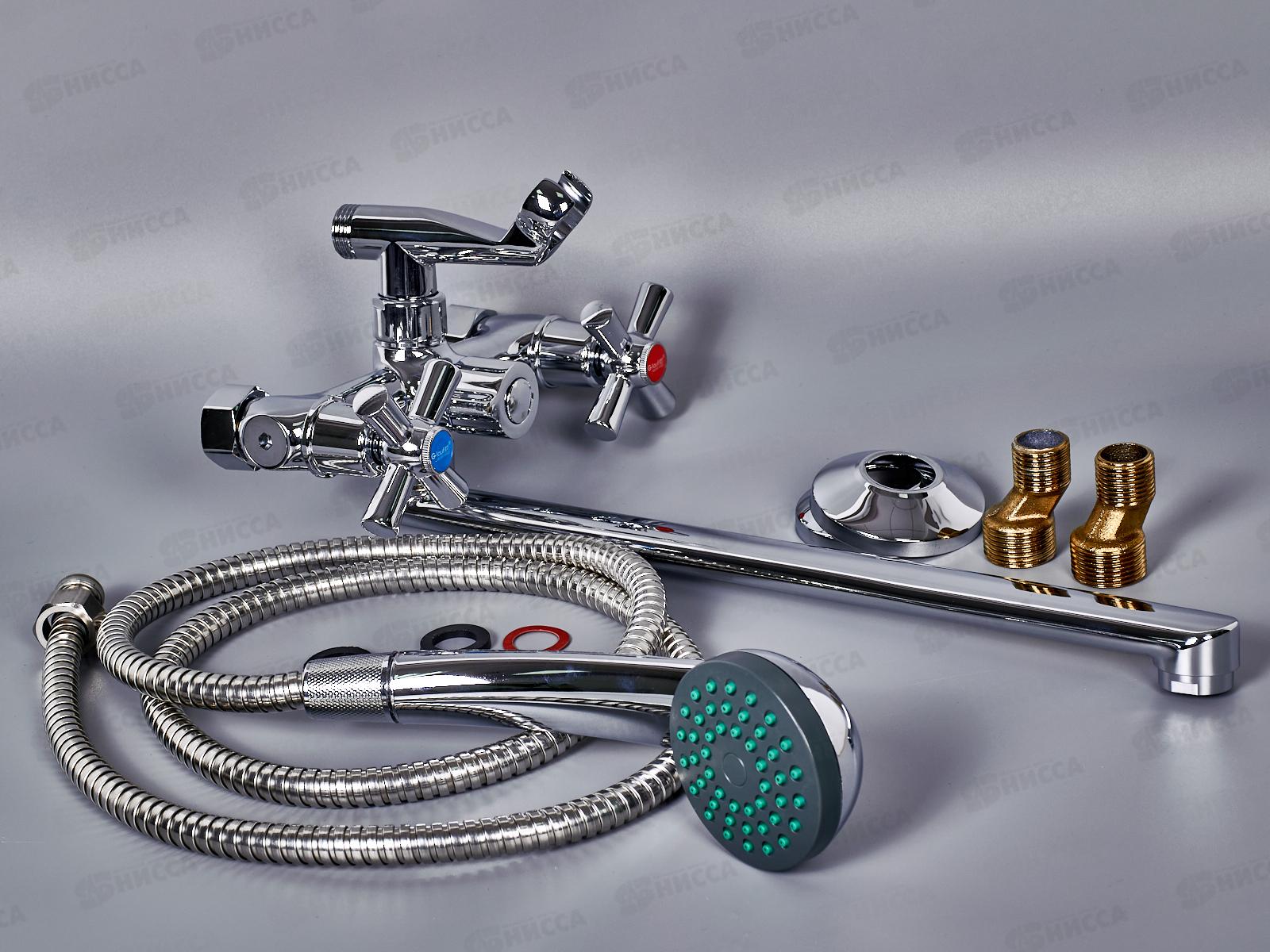 Смеситель для ванны G.lauf картридж d35 поворотный излив 31см, QMT7-B722  *10