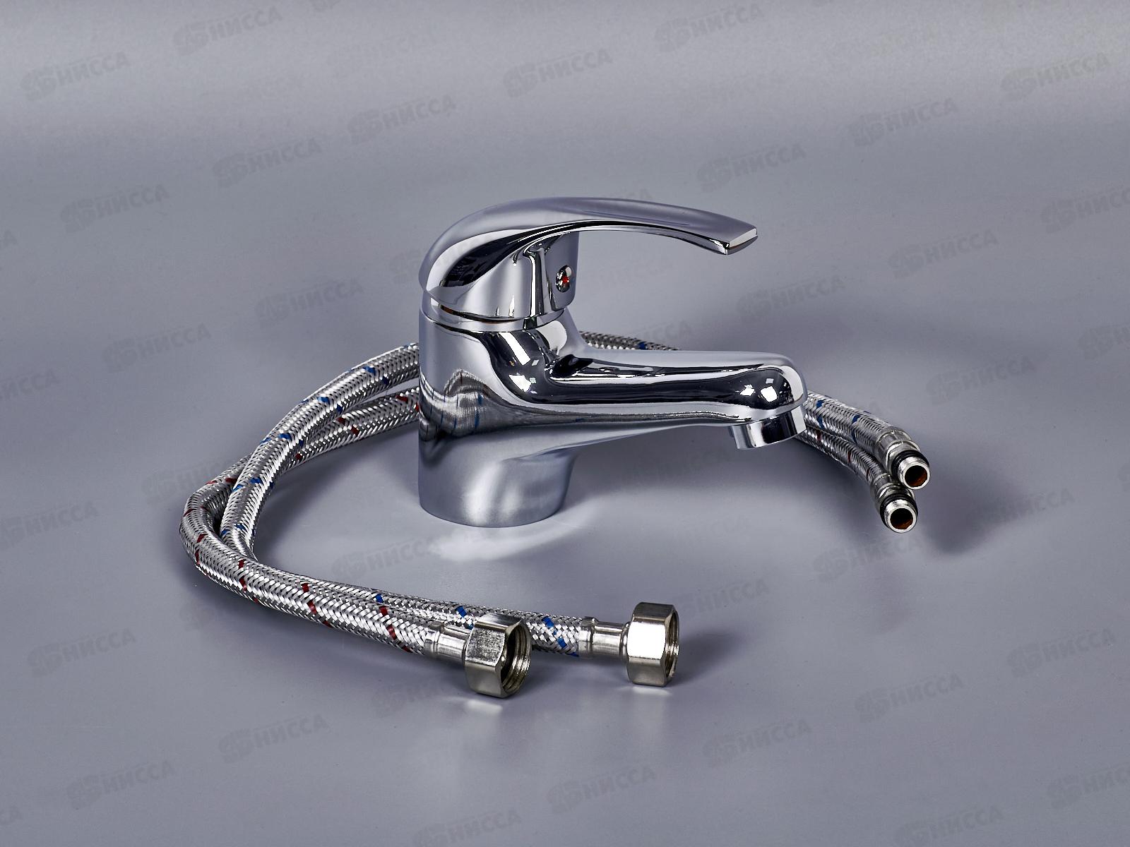 Смеситель для умывальника SOLONE картридж d40 шпилька, LUN1-A031  *10