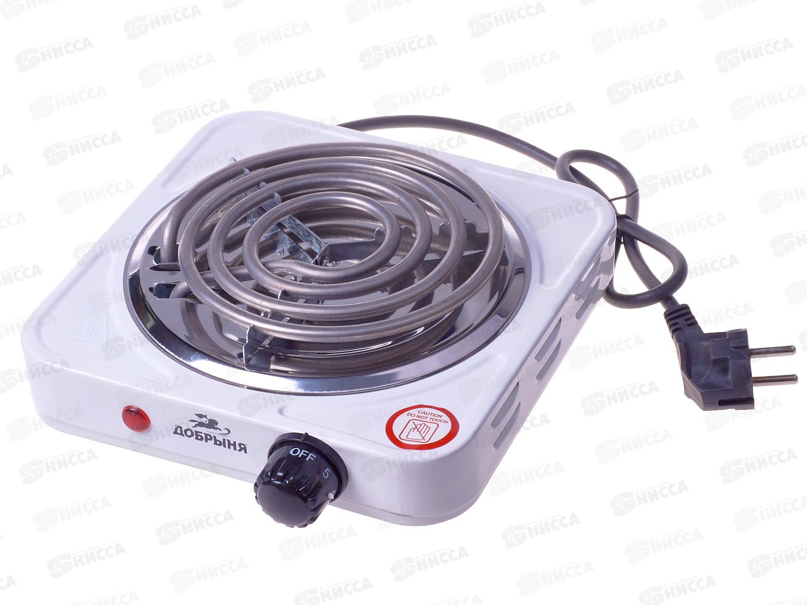 Плита электрическая DO-2211W 1конфорка 1500Вт белая спираль Добрыня