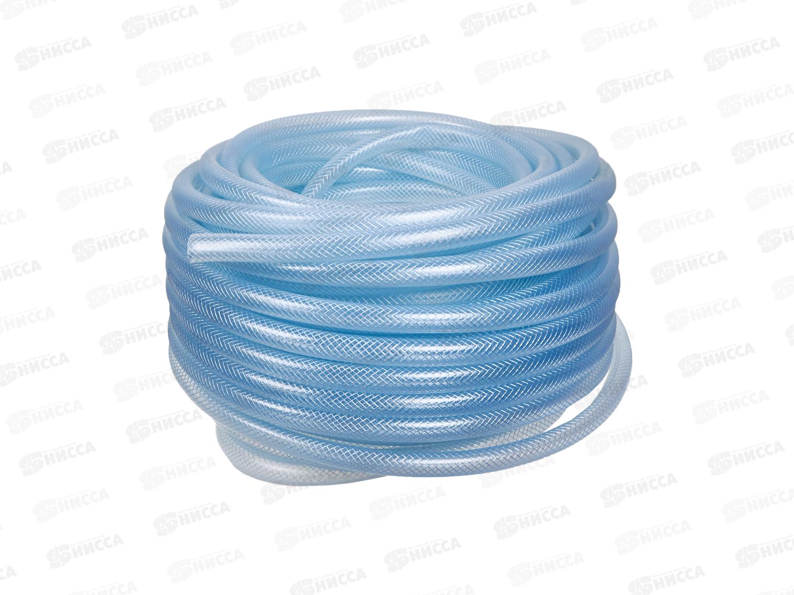 Шланг поливочный  силикон ПВХ  3/4 3 слойный армированный прозр.50м мороз.