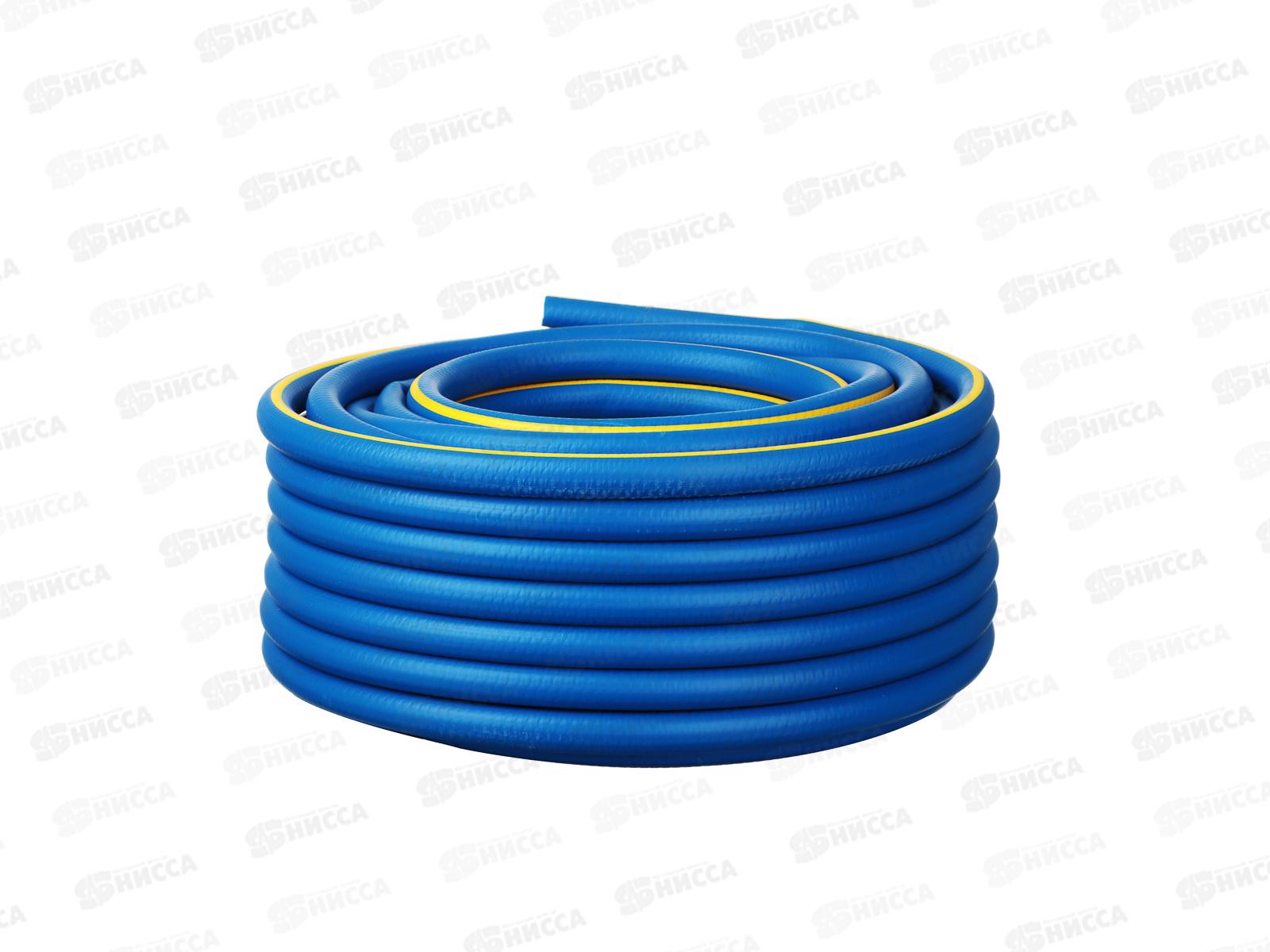 Шланг ТЭП AQUA FORCE синий с желтой полосой 1/2  25м