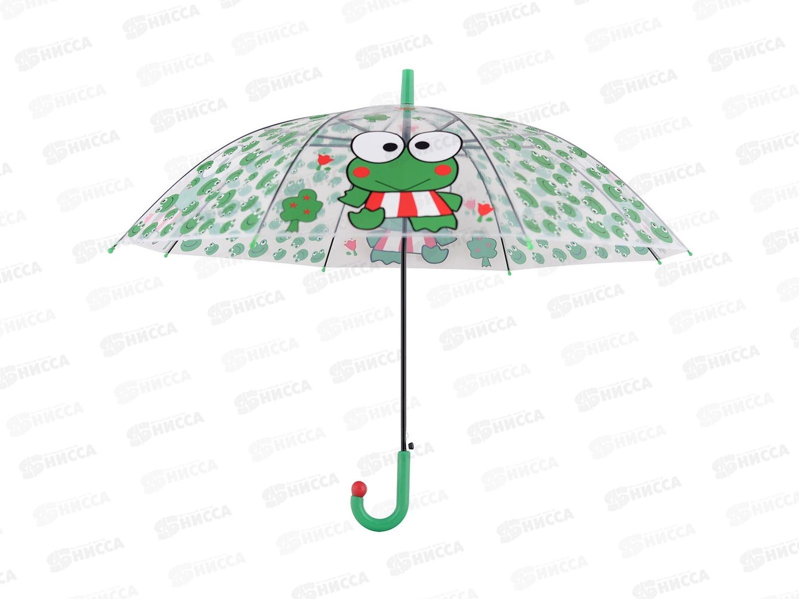 Зонт детский Лягушонок полуавтомат FX24-45