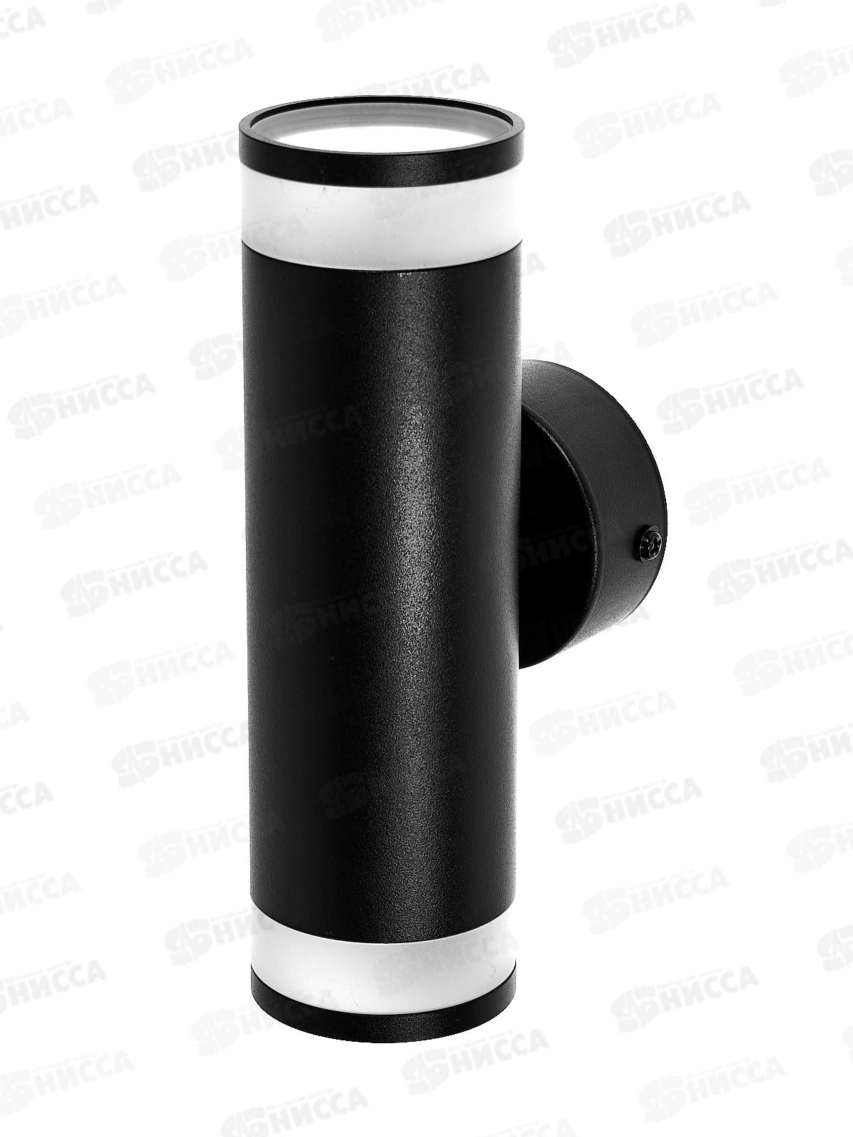 Светильник накладной ARTON цилиндр 55*55*179мм 2*GU10 алюминий/стекло, черный, 59958