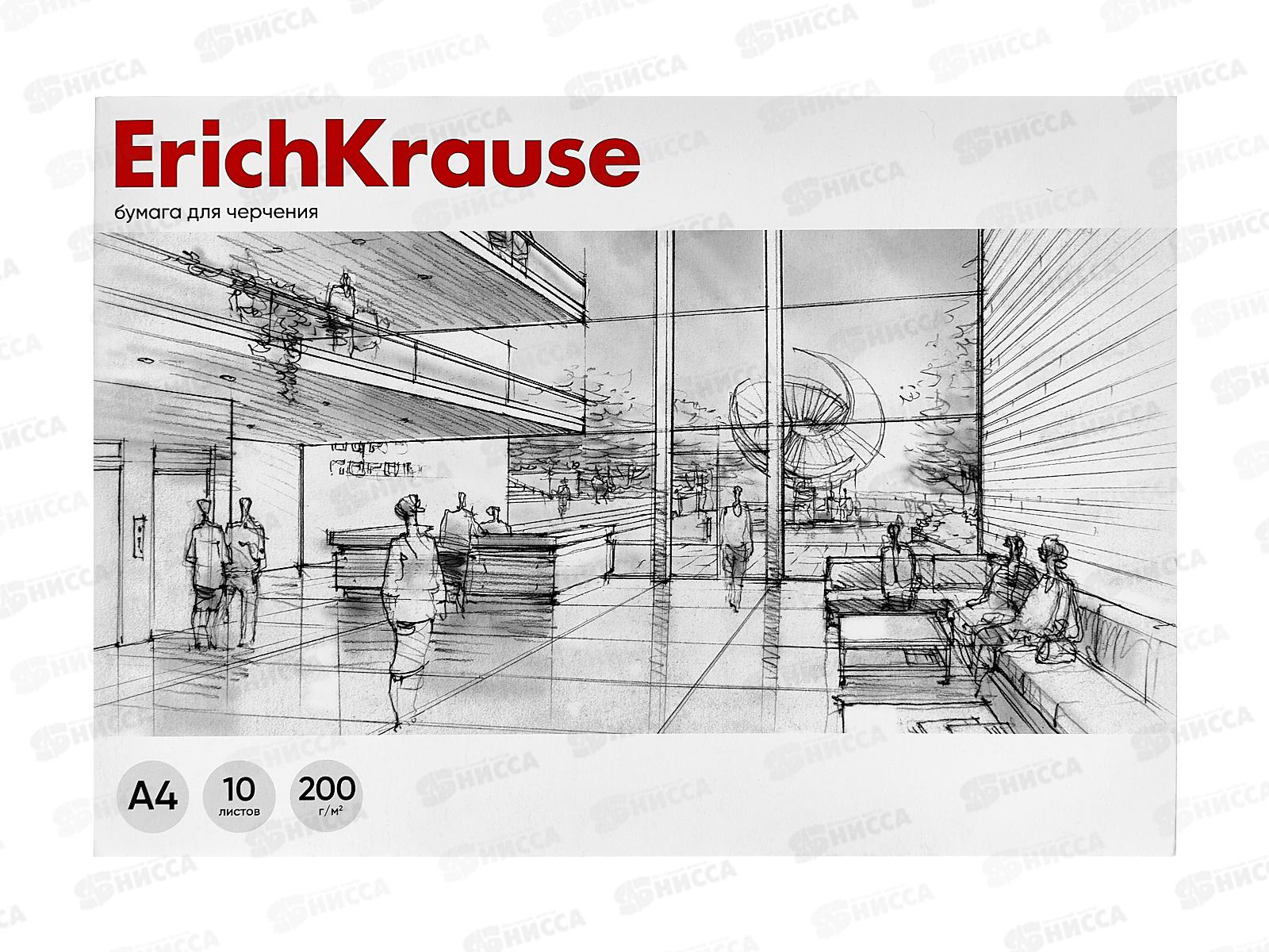 Альбом для черчения А4 10л ПОЛИ б/р,60683 *40