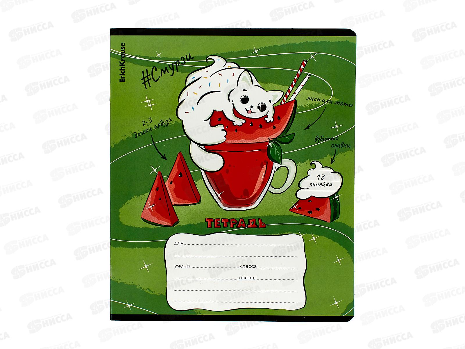 Тетрадь 18листов линия ПОЛИ Смузи,60559*10/200