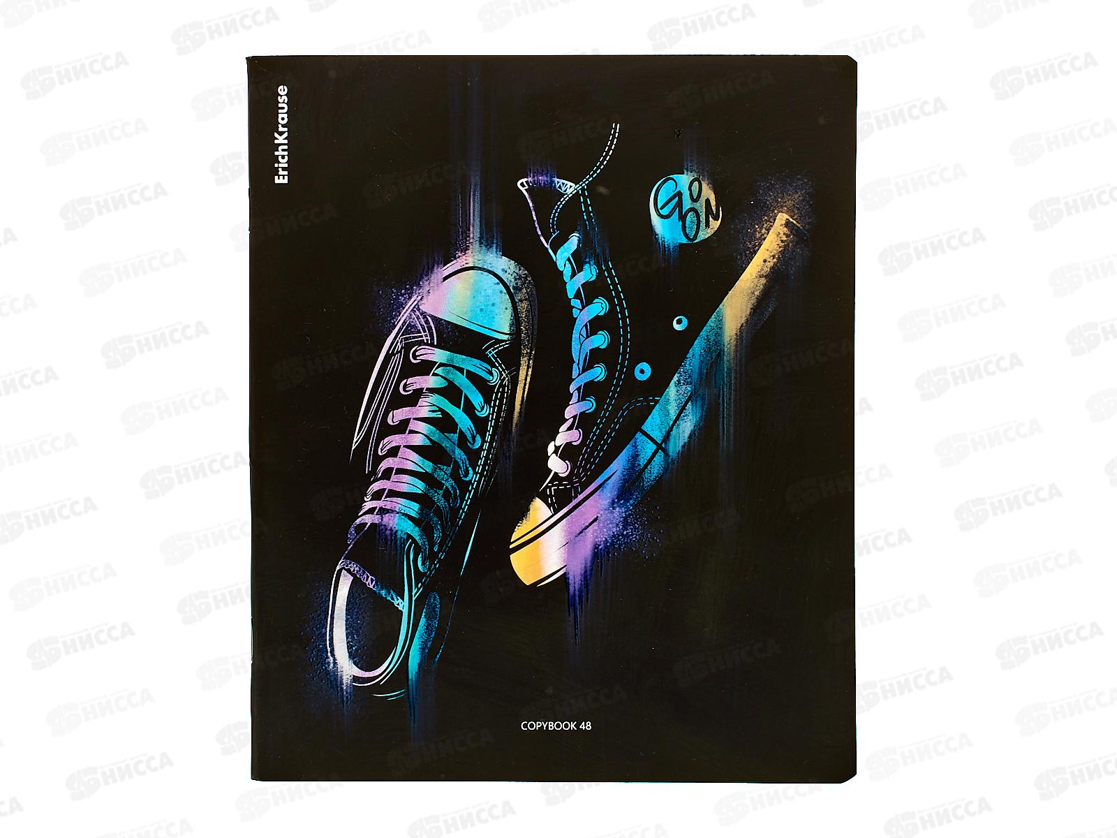 Тетрадь 48листов клетка  ПОЛИ Sneakers 60620 *5/100