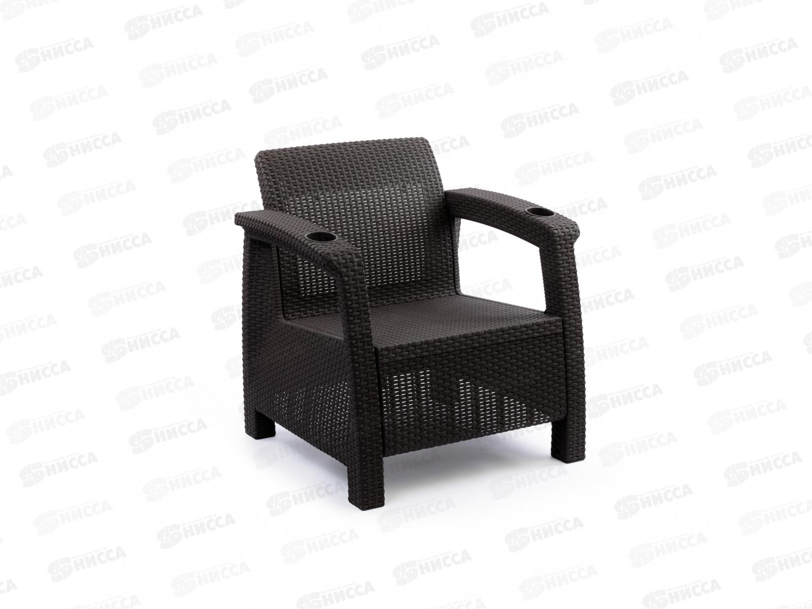 Кресло &quotРотанг-плюс&quot 730*700*790мм Мокко М8839 *1