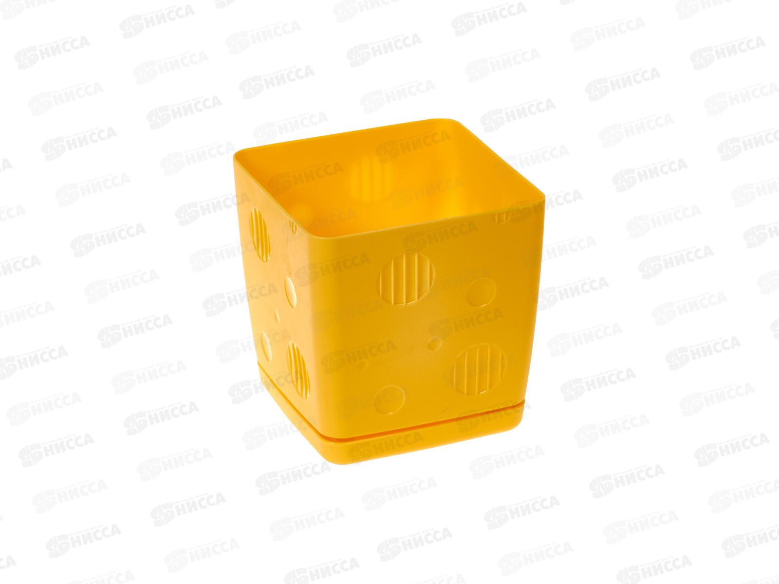 Горшок для цветов  &quotInGreen Clean Color&quot 0,5л cosmic yellow *24 IG623410608