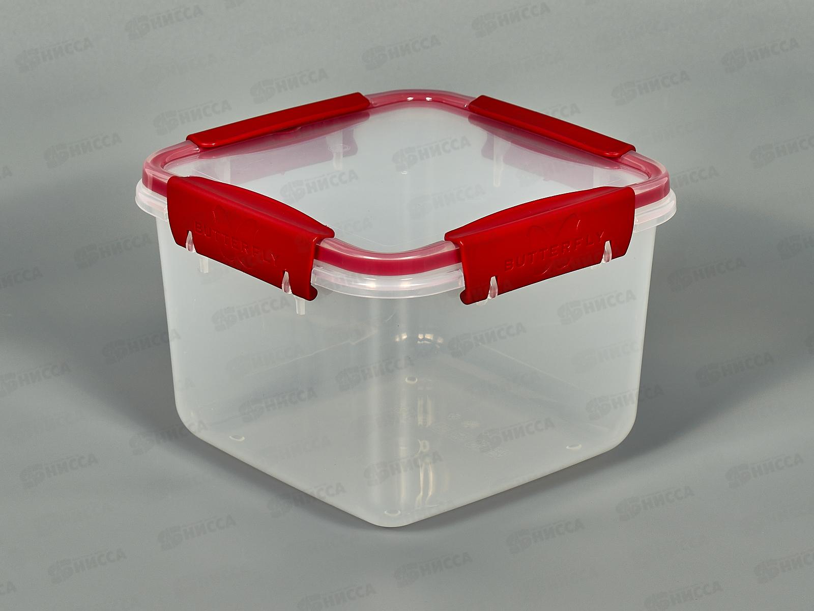 Контейнер 1,7л BUTTERFLY герметичный, красный, С78559 *8