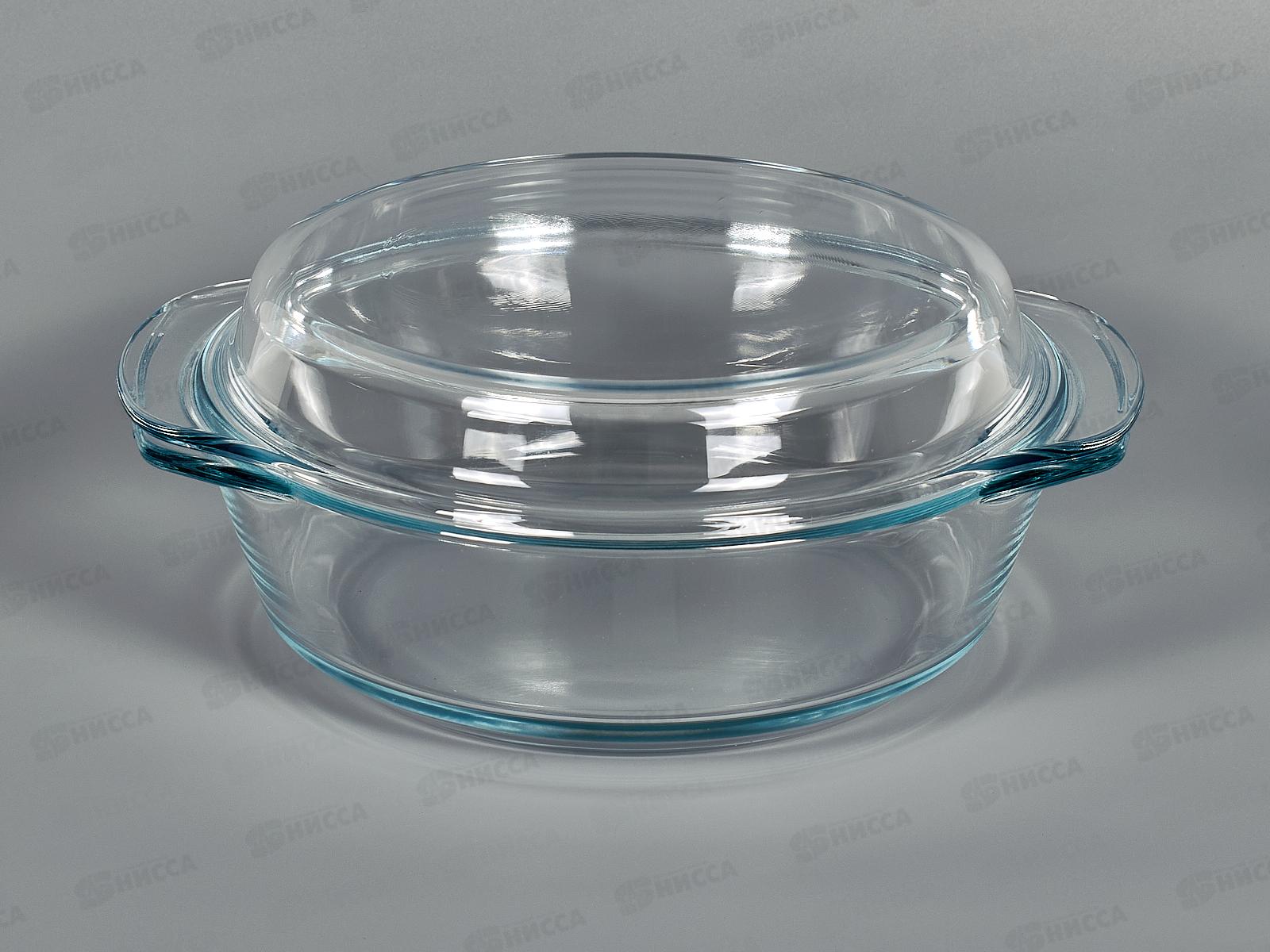 Кастрюля 2л SATOSHI жаропрочная стекло с крышкой 825-029 г