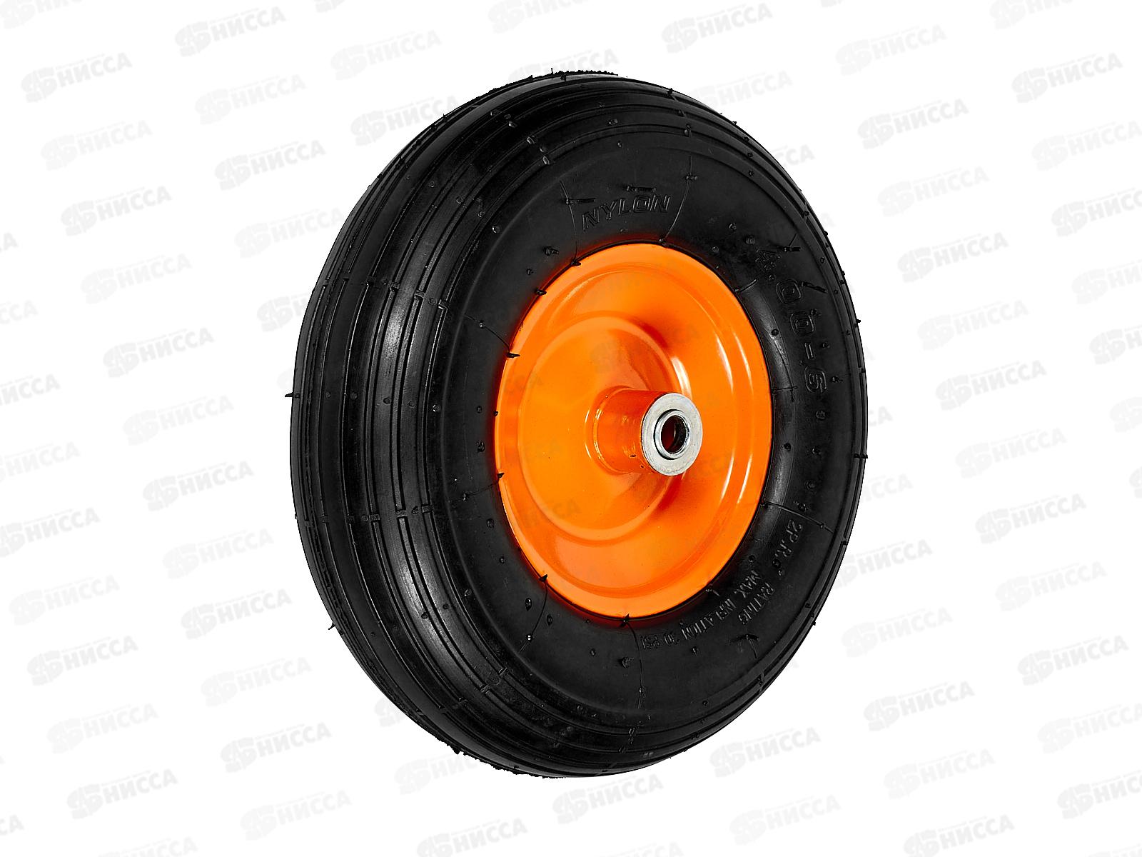 Колесо пневматическое 4.00-6, D325мм, d 16мм, длина оси 100мм /Palisad, 68938