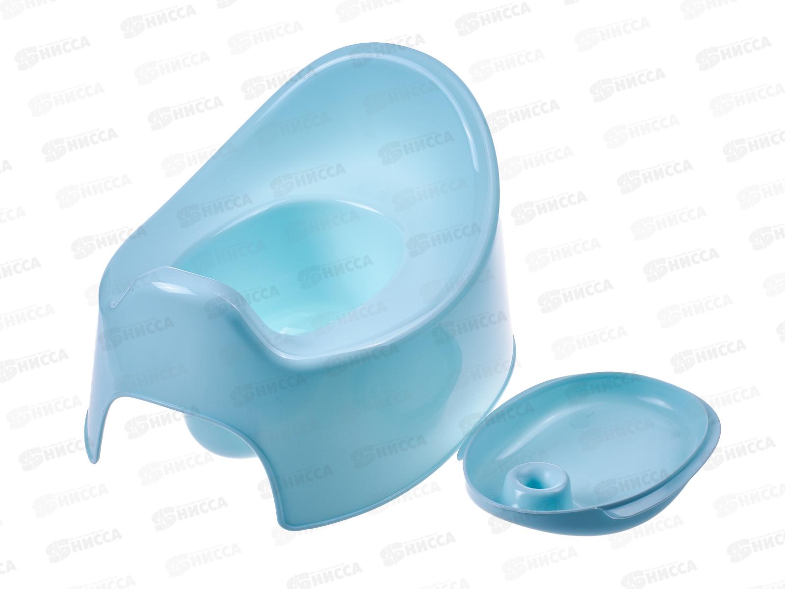 Горшок детский &quotSTART" с крышкой голубой LA2701 *13 !!!