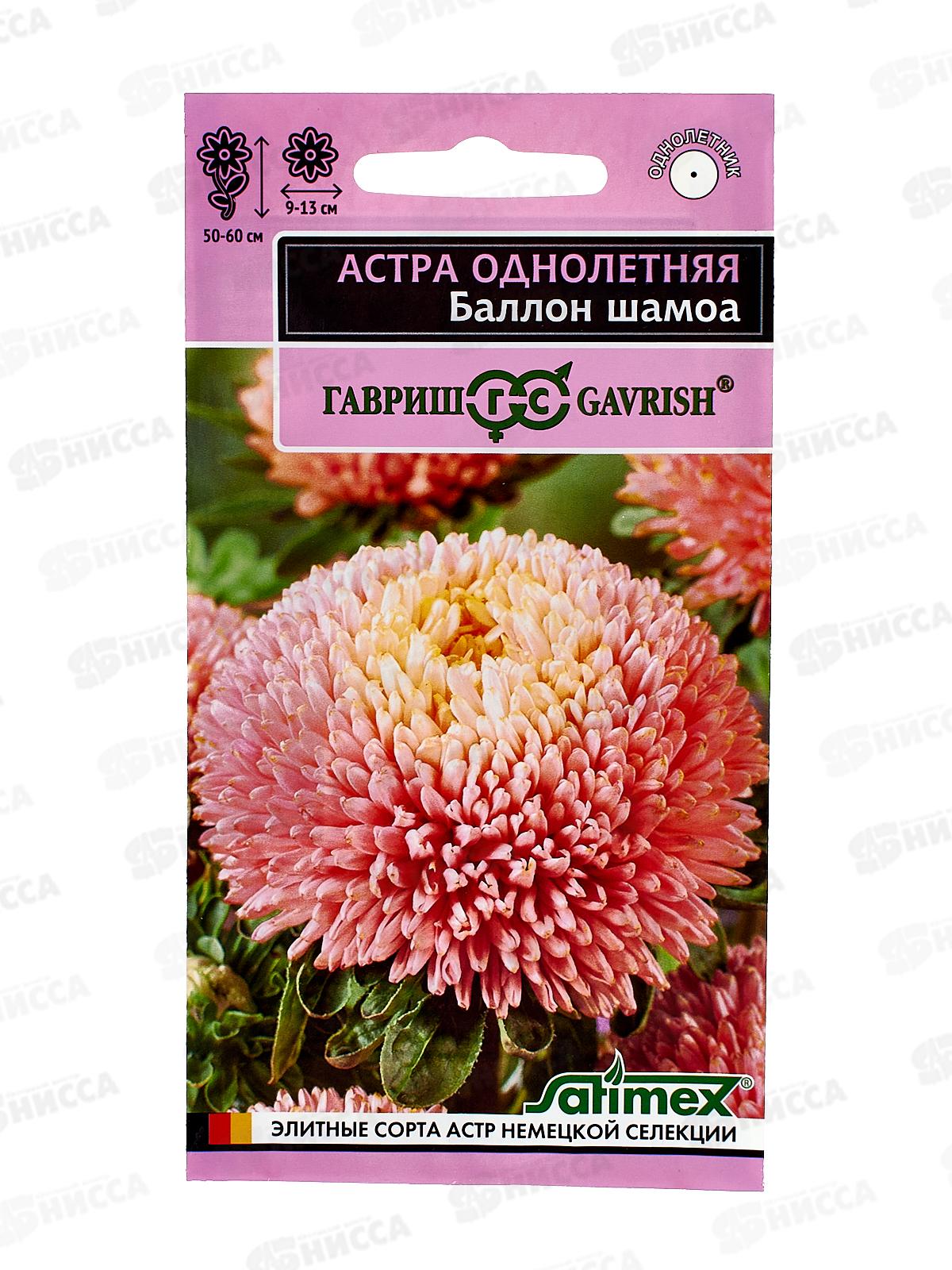 Астра Баллон шамоа 0,05г густомахровый сер Эксклюзив Н23  *10 ГШ +