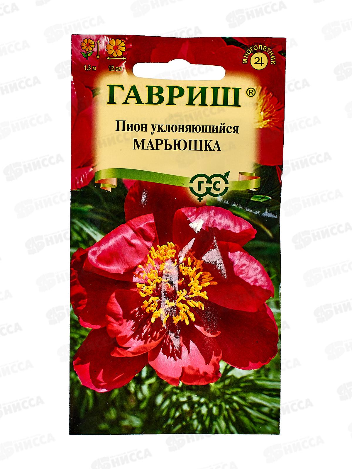 Пион уклоняющийся Марьюшка 3шт Н22 *10 ГШ +