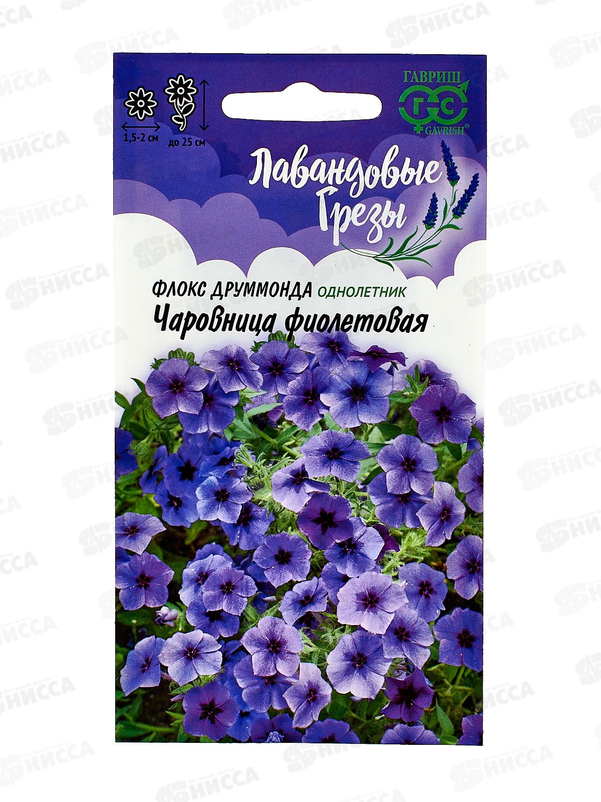 Флокс Чаровница фиолетовая Друммонда 0,05г  *10 ГШ +