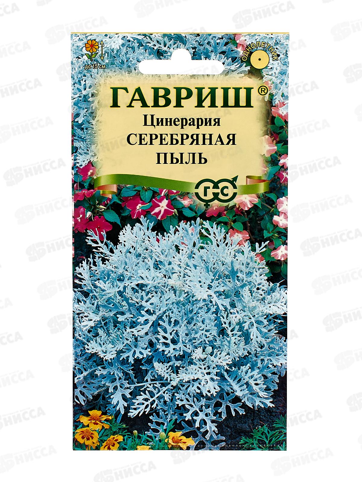 Цинерария Серебряная пыль приморская 0,05г  *10 ГШ +