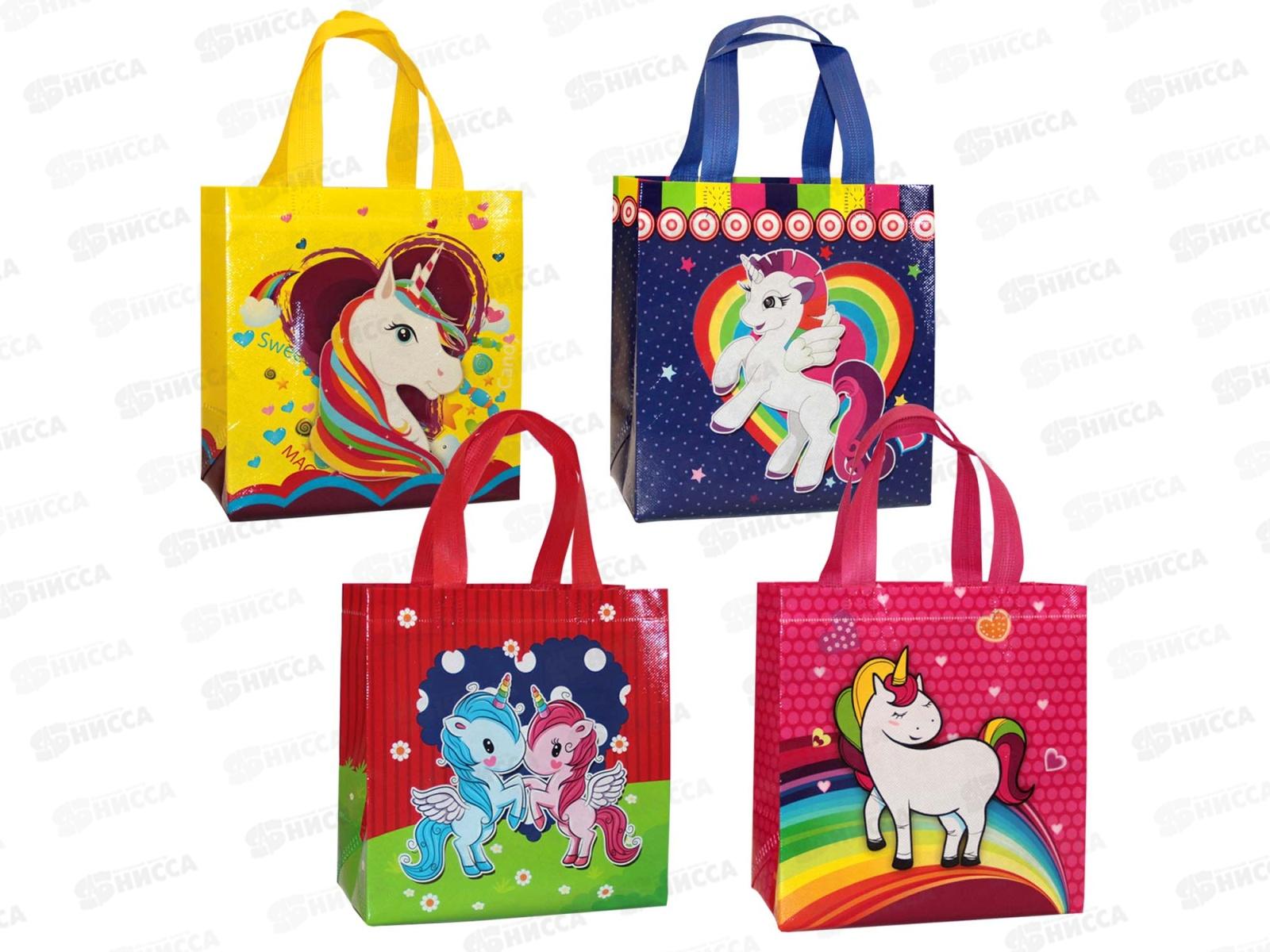 Сумка-шоппер 27*29 Единорог Р10400-4 *12
