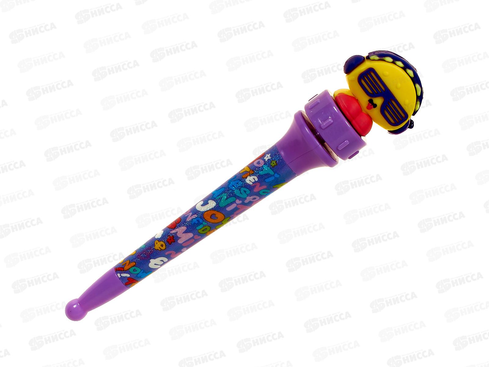 Ручка масляная  MAZARI DJ Cartoon rotate син. M-7851-70 *36