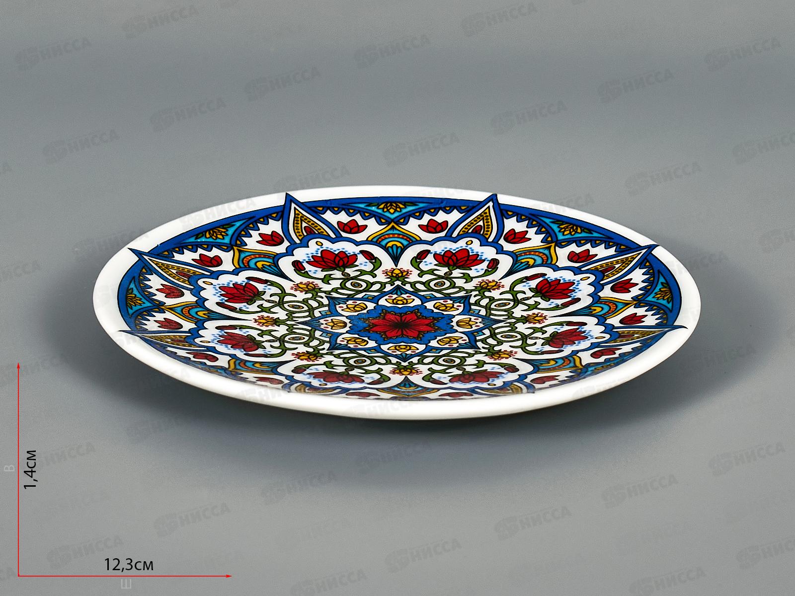 Тарелка мелкая 125мм фарфор Универсал Очарование востока 8с0816  *20