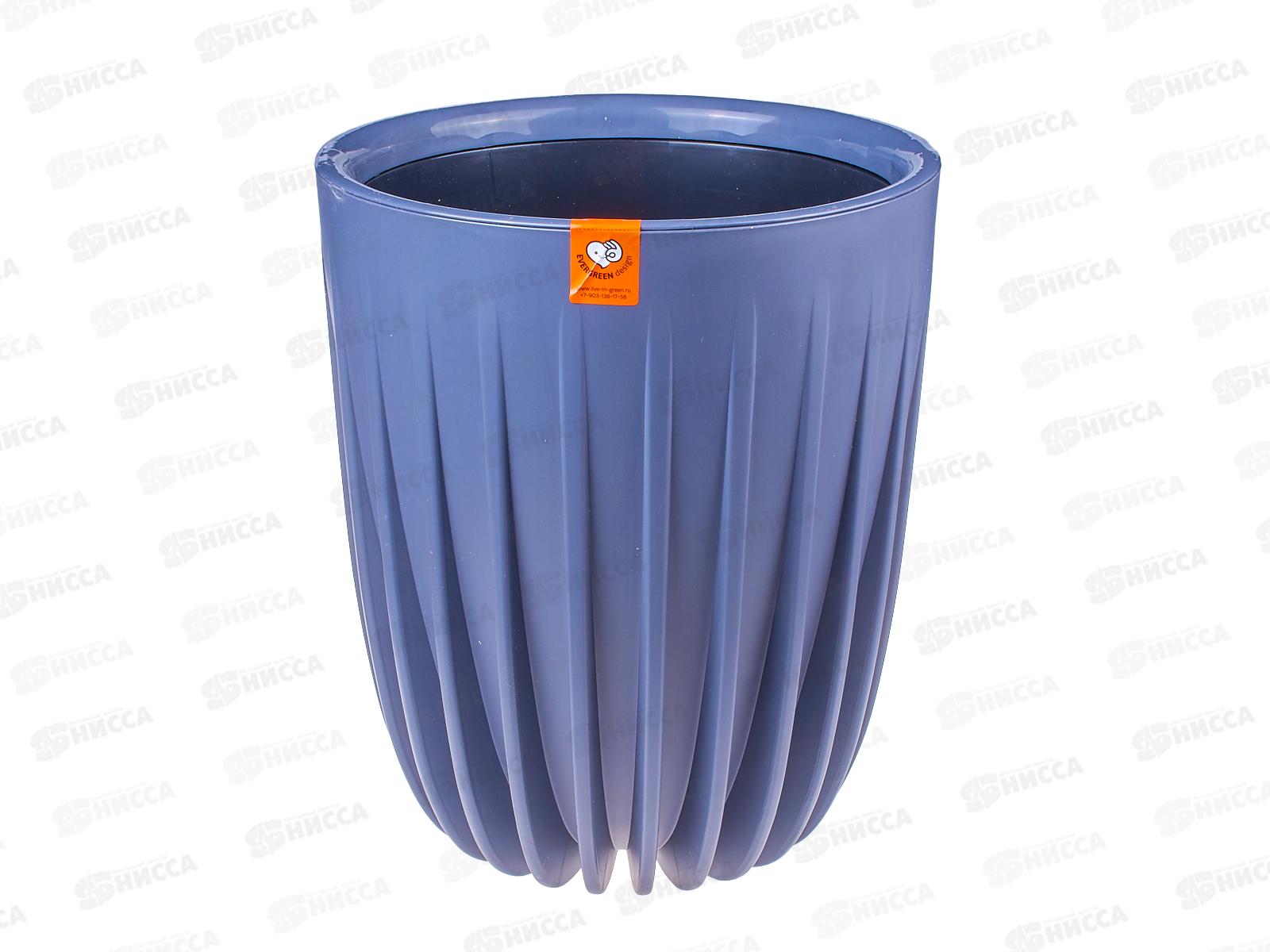 Горшок для цветов Сигма 18л Антрацит д.30, h37  *1