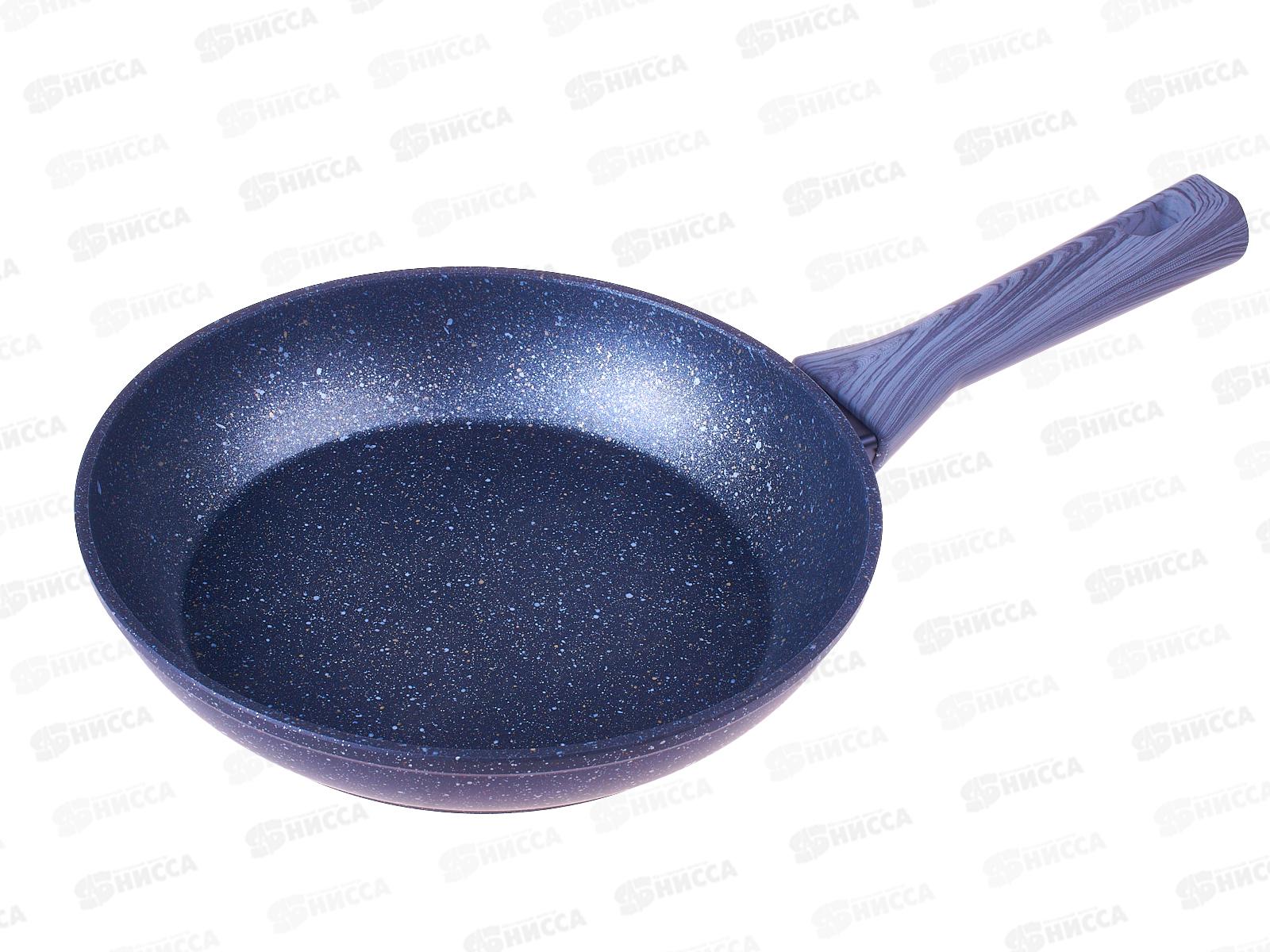 Сковорода  SA-F-08-22 Гранит 22см кованая серая