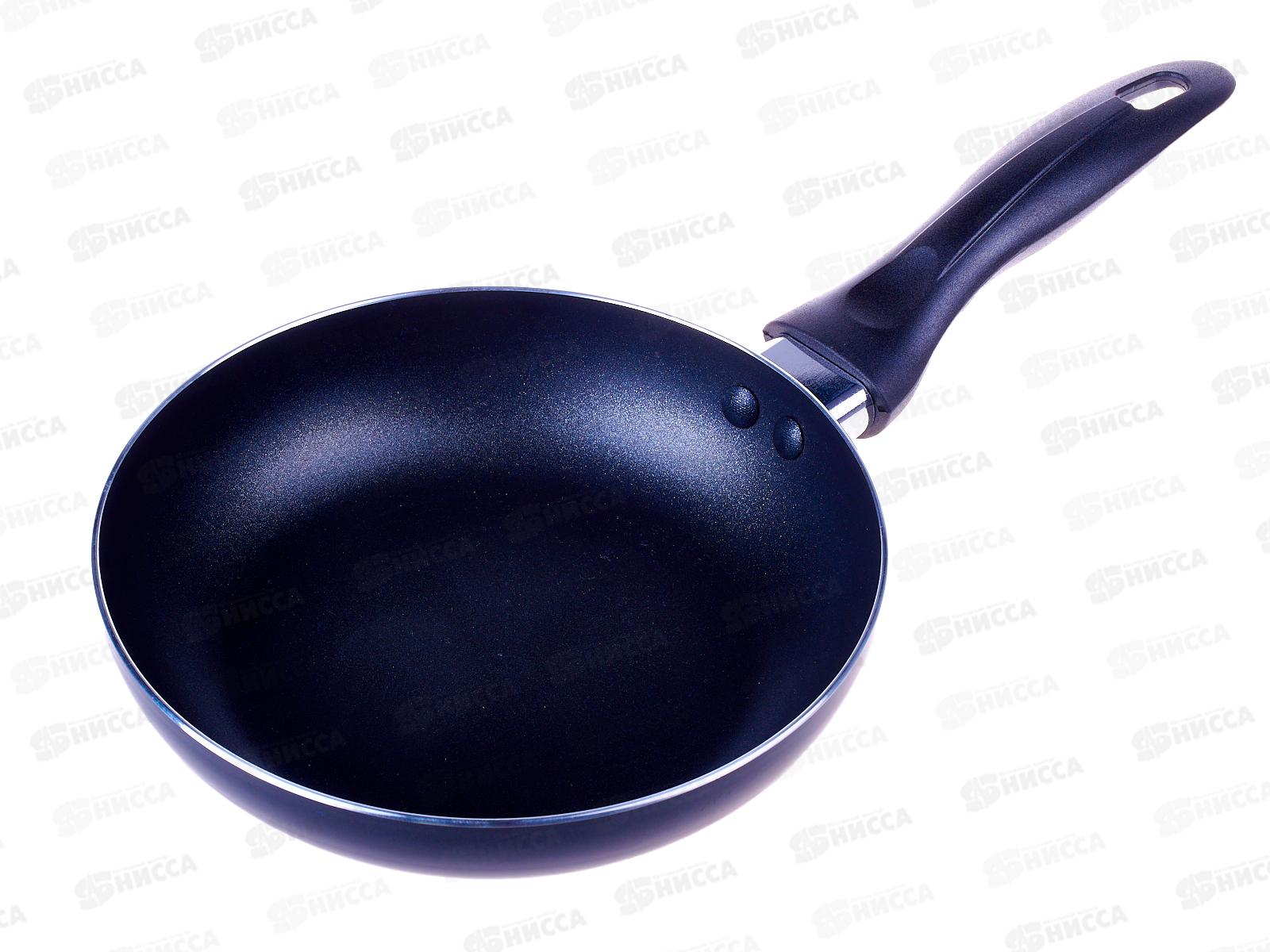 Сковорода  SA-F-10-18 Агат 18см штампованная черная