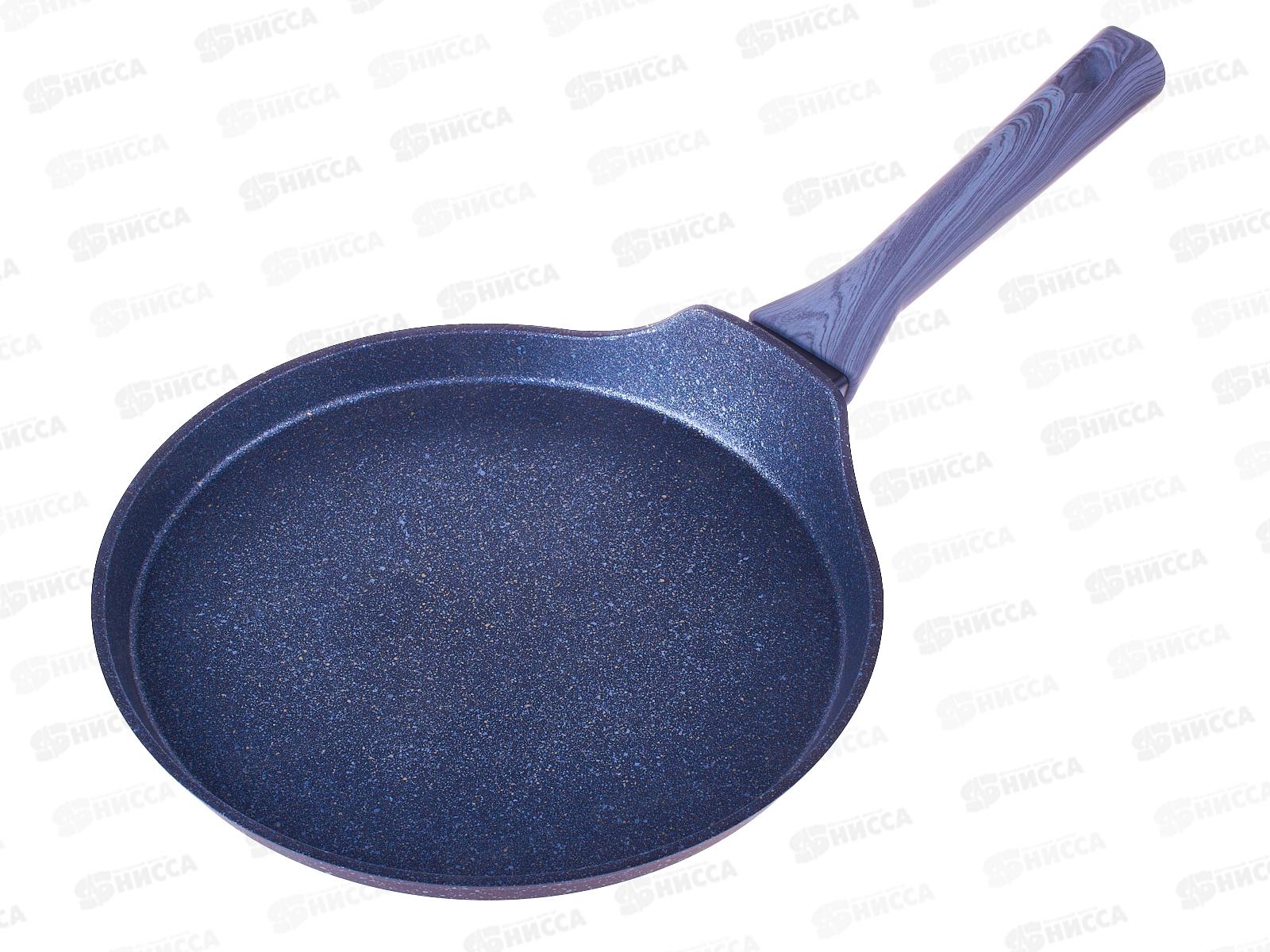 Сковорода блинная SA-FB-08-24 Гранит 24см кованая серая